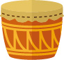 民族楽器の太鼓